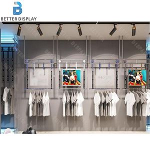 Mobilier pour magasin de vêtements Présentoir design de style blanc Magasin de vêtements Décoration pour magasin de vêtements - Product Image 1