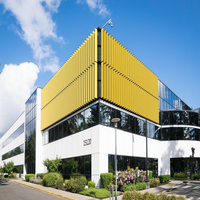 Lames en aluminium pour façade et systèmes de ventilation industrielle