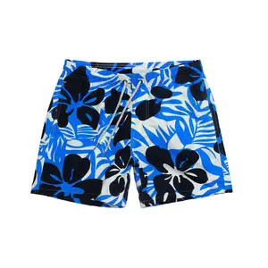 2024男式L码游泳行李箱双层沙滩短裤，带拉绳透气，适合户外休闲散步