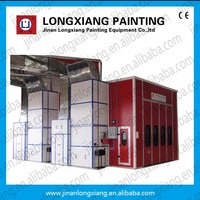 Cabine de peinture automobile grande capacité Longxiang LX-90A avec fonction de séchage, ventilateur d'extraction 20000m/h, brûleur diesel 260000kcal/h, certifiée CE, intelligente