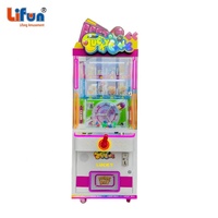 LIFUN Lucky Ball Arcade Game Machine Machine à pièces Distributeur automatique de prix Jeu de compétences Gift Machine Malls Game Plastic English
