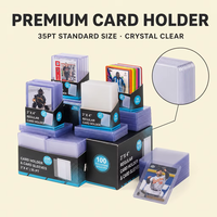 Carte de protection rigide en plastique 35PT personnalisable pour cartes à collectionner, imprimée en sérigraphie, pour porte-cartes de tabac - Vente en gros