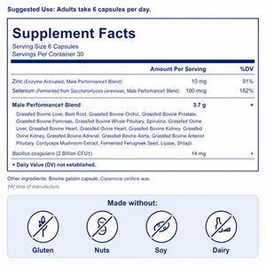 Capsules de complexe d'organes de bœuf nourri à l'herbe, complément de vitalité masculine avec foie, cœur, rein, prostate, marque privée OEM - Product Image 2