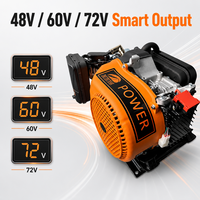 5.5kw 6kw Dc Mini Generator Electric Smart Dc-Generator 240cc Alternator Petrol Generator Battery Charge 72v 60v 48 Volt