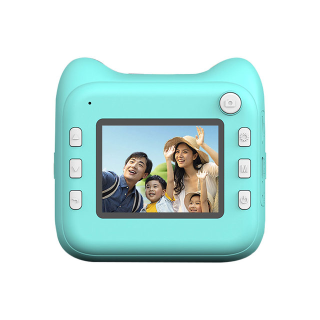 Children Digital Instant Print Camera Toddler Printed Toys 1300mAh Battery Thermal Paper Lanyard Included for Kids Print logo