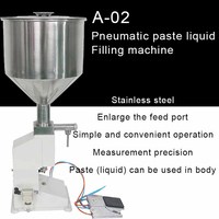 A02 5 à 50ml nouveau design petit corps pneumatique crème cosmétique vernis à ongles Machine de remplissage