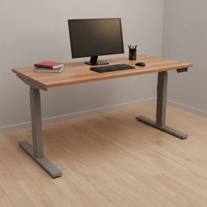 Bureau Debout Électrique Réglable à Double Moteur 31, Cadre de Bureau Réglable en Hauteur, Bureau Assis-Debout, <span class=keywords><strong>Table</strong></span> de Mobilier de Bureau de Luxe - Product Image 2