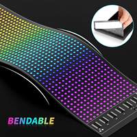 LED Flexibles Display Smart APP-Steuerung Lauftext Muster Animation RGB LED-Matrix-Panel Flexibler LED-Bildschirm