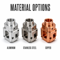 Fournisseur de composants électroniques complexes en aluminium, acier inoxydable, cuivre, pièces usinées CNC multi-axes OEM