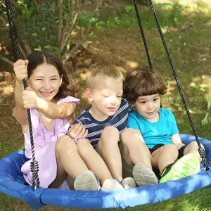 Untertasse Baum Schaukel Kinder Nest Schaukel Outdoor Plattform Schaukel für Kinder