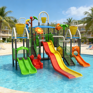 Tobogán Acuático Comercial de Fibra de Vidrio para Parques Infantiles y Centros de Juego al Aire Libre para Adultos - Product Image 2