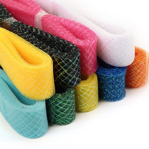 Pabrik Cina jaring gading kaku untuk gaun Crinoline rambut kuda kepang pita rambut kuda kepang untuk wanita - Product Image 5