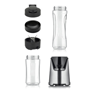 <b>Small</b> Home <b>Blender</b> 600ml Tritan Cup One Button Start Stainless Steel Body Rapid Pulping For Smoothies And Juices - Product Image 2
