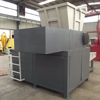 Broyeur industriel à un seul arbre - pour déchets électroniques, ferraille (aluminium/cuivre/acier), pneus, plastiques et palettes en bois