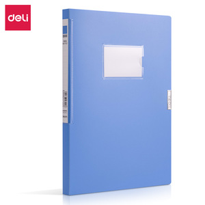 Deli 5620ES <b>File</b> <b>Box</b> 20mm Light Blue Office Organizer Storage Rectangle PP Material - Product Image 2