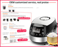Cuiseur numérique intelligent numérique pour aliments, multifonctionnel, automatique, conserve le riz au chaud, 5L