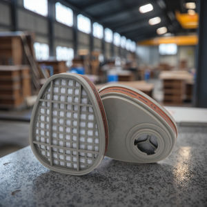 Cartouches filtrantes anti-acide jetables de type <span class=keywords><strong>A1</strong></span> certifiées CE, marque XPRO/ODM, modèle XPF01A pour respirateurs et masques - Product Image 1