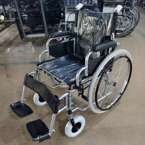 Fauteuil roulant manuel pliable de haute qualité, confortable, en tissu, pour personnes âgées handicapées - Product Image 6