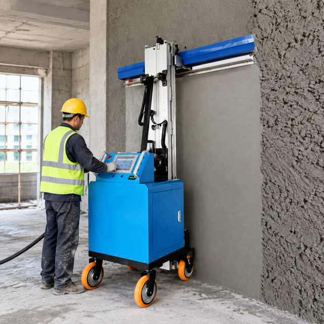 Wall Rendering Machine Wall Plastering Machine Automatic Wall Rendering Machine