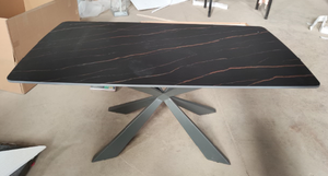 Alibaba Factory Price Modern Design Dining <strong>Tables</strong> With Metal - Product Image 2