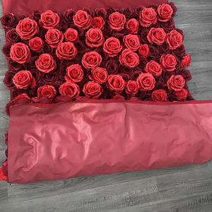 Decoración de Boda SuperZ, Fondo de Escenario, Decoración de Pared Floral, Pared de Flores Artificiales 3D Blanca Clásica - Product Image 4