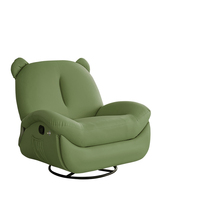 Fauteuil de massage électrique multifonctionnel intelligent en forme d'ours, inclinable, avec commande vocale, en chenille, pour vente en gros