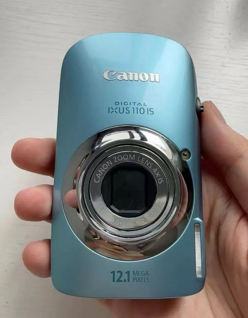 Used IXUS110is Entry Level Card Style Portable Retro Digital Camera with Video HD 1080p SD