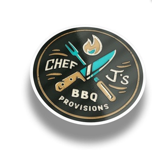 Tùy chỉnh chất lượng cao dán logo tại chỗ UV lớn lên chết cắt Sticker dính UV Chống Thấm Nước in ấn PVC vinyl dán - Product Image 3