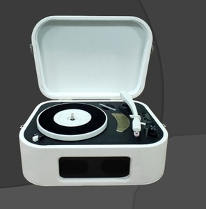 Fuente de la fábrica barato nueva moda portátil maleta tocadiscos jugador altavoces con PC registro - Product Image 1