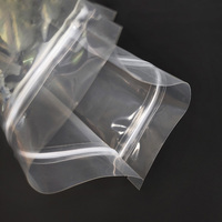 10x15 cm sacs en plastique réutilisables écologiques sachets debout transparents transparents sacs en plastique bodégradables