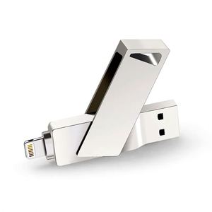 Clé USB 2-en-1 en métal Type-C, haute vitesse, avec SSD intégré (128 Go, 256 Go, 512 Go, 1 To) - Product Image 3