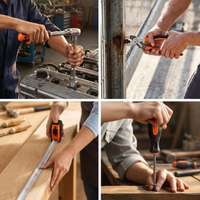 Fournisseur direct d'usine, OEM/ODM, ensemble d'outils de réparation automobile, comprenant un sac portable à 3 tiroirs, outils à main en acier au carbone, clés à cliquet