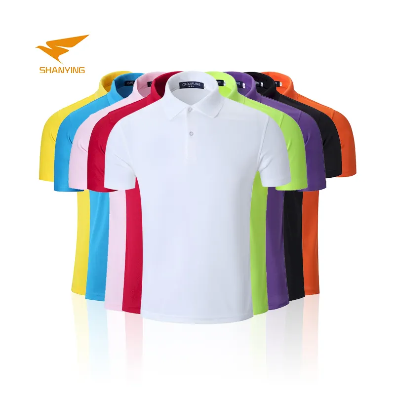 Original Lacosta Logo Custom 100% Cotton Polyester Solid Color Plain Blank Pique Camisa De Polo Shirts