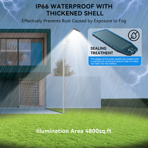 US Stock High Power LED <strong>Street</strong> <strong>Light</strong> Outdoor Commercial Solar <strong>Street</strong> <strong>Light</strong> For <strong>Wholesale</strong> Distributor Parking Lot Warehouse - Product Image 3