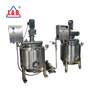 Thép không gỉ Tank <span class=keywords><strong>Mixer</strong></span> <span class=keywords><strong>100L</strong></span> công nghiệp kem và kem dưỡng ẩm trộn Tank - Product Image 5