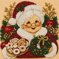 Kit de peinture DIY encadré avec perles, toile mosaïque de perles de cristal Père Noël, décoration murale de Noël pour la maison, cadeau de vacances