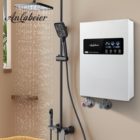 Chauffe-eau électrique instantané sans réservoir 9kW portable mini sous comptoir pour toute la maison, température constante