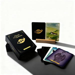 Werks druck <span class=keywords><strong>Tarot</strong></span> karte Oracle LOGO Spielkarten spiel Papier deck Großhandel Benutzer definierte <span class=keywords><strong>Tarot</strong></span> karte mit Black Box - Product Image 3
