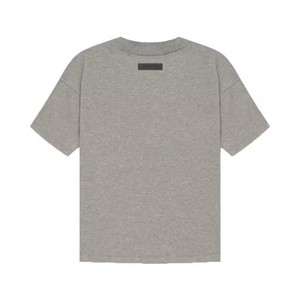2025 Ess22 Herren Freizeitkollektion SS22 100% Baumwolle Mittel Hell Dunkel Hafergrau Übergroße Shorts Kurzarm-Hemd Knitterfrei - Product Image 3
