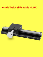 Plataforma elevadora vertical de carrera larga LWX40/60/25-100 con ajuste fino manual y ranura de cola de milano en el eje X