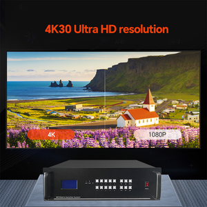 Chuyên nghiệp 8x8 hdbase t ma trận <span class=keywords><strong>Switcher</strong></span> video liền mạch Ma Trận với IR điều khiển và truyền dẫn đường dài - Product Image 5