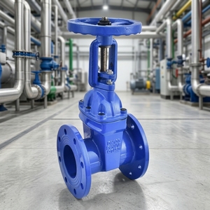 Vanne à opercule à vis externe à siège souple en fonte ductile DN50-DN400 PN10 PN16 EPDM NBR OEM Marque privée WRAS CE Usine - Product Image 1