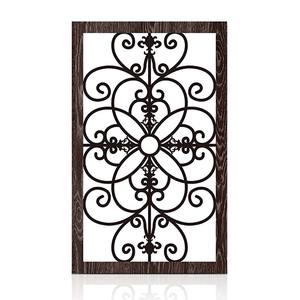 Décor mural en bois rustique épaissi, Design creux sculpté, Art mural, <span class=keywords><strong>décoration</strong></span> de ferme suspendue pour <span class=keywords><strong>salon</strong></span>, chambre à coucher - Product Image 1