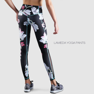 LAMEDA nueva llegada Sexy chicas usando Plus tamaño de cintura alta Mujer pantalones de Yoga - Product Image 5