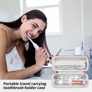 Estuche de viaje para cepillos de dientes <span class=keywords><strong>Oral</strong></span>-<span class=keywords><strong>B</strong></span>/Sonicare - Dorado, bolsillo de malla para accesorios, compatible con <span class=keywords><strong>Oral</strong></span>-<span class=keywords><strong>B</strong></span> <span class=keywords><strong>Pro</strong></span> 1000 <span class=keywords><strong>2000</strong></span> 3000 3500 1500 - Product Image 6