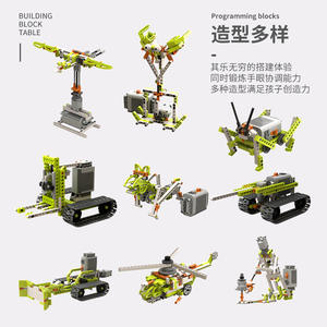 Juego de bloques de construcción educativos, kits de programación de robots mecánicos para niños de 7 a 14 años, juguetes de aprendizaje de ciencias - Product Image 1