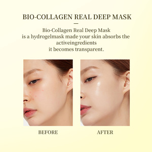 Prodotti di Bellezza Personalizzati per la Cura del Viso, 4 Pezzi/Scatola, Maschera in Foglio Coreana al <span class=keywords><strong>Bio</strong></span> Collagene per Idratazione Profonda e Cura del Viso Femminile - Product Image 4