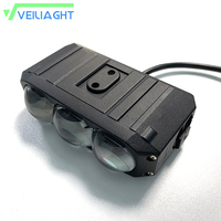 Nouvelle Lampe de Grille LED à 3 Lentilles 10-18V, Blanc Naturel, en Aluminium, pour Extérieur, Projecteur, Feu de Travail, Étanche IP67