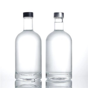 Botellas de Vidrio de Alta Gama para Bar, 500 ml, Selladas con Corcho, Forma Plana, para Tequila, Ginebra, <span class=keywords><strong>Schnapps</strong></span>, Venta al por Mayor - Product Image 2
