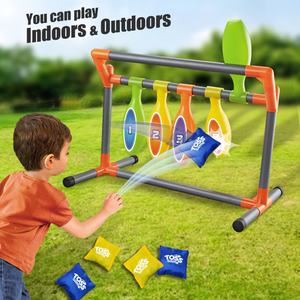 Juego de lanzamiento de TARGET al aire libre para niños al por mayor con anillo de juguete de playa de plástico y Bola de bolos con bolsa de arena - Product Image 2